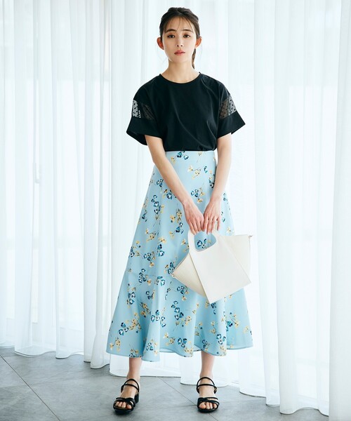 grove（グローブ）の「◆カガリクリテ2WAYトート（トートバッグ・レディース・アイボリー/ライトパープル/キャメル/ライトグレー・00）」の6枚目の写真