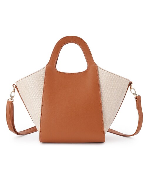 grove（グローブ）の「◆カガリクリテ2WAYトート（トートバッグ・レディース・アイボリー/ライトパープル/キャメル/ライトグレー・00）」の17枚目の写真