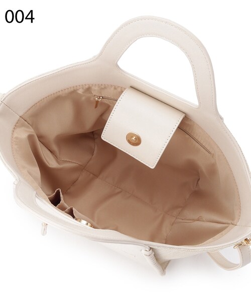 grove（グローブ）の「◆カガリクリテ2WAYトート（トートバッグ・レディース・アイボリー/ライトパープル/キャメル/ライトグレー・00）」の19枚目の写真