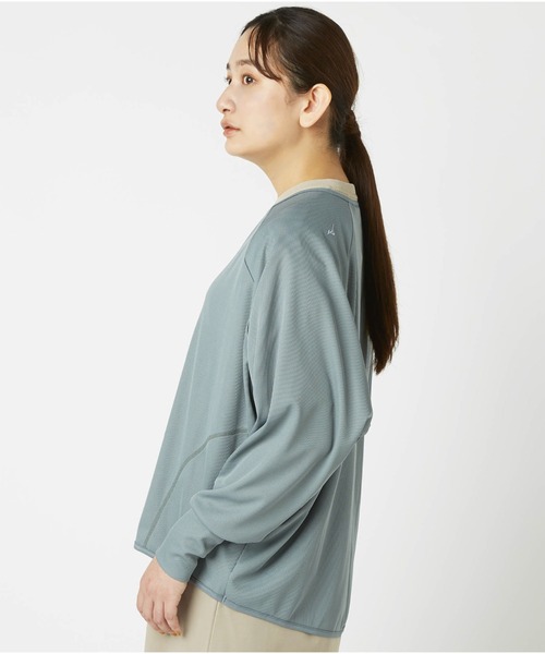 Go to by mizuno（ゴートゥーバイミズノ）の「ＵＶカットストレッチカーディガン　［ウィメンズ］（カーディガン/ボレロ・レディース・モカ/ブルー・M/L）」の12枚目の写真