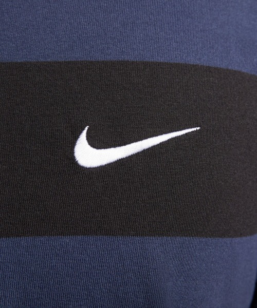 NIKE SB(ナイキエスビー)の「NIKE SB/ナイキエスビー ストライプS/S Tシャツ クルーネックTシャツ/ボーダーTシャツ/半袖Tシャツ FB8151-276/FB8151-410(Tシャツ/カットソー・メンズ・カーキ/ネイビー・M/L/XL/2XL)」の7枚目の写真