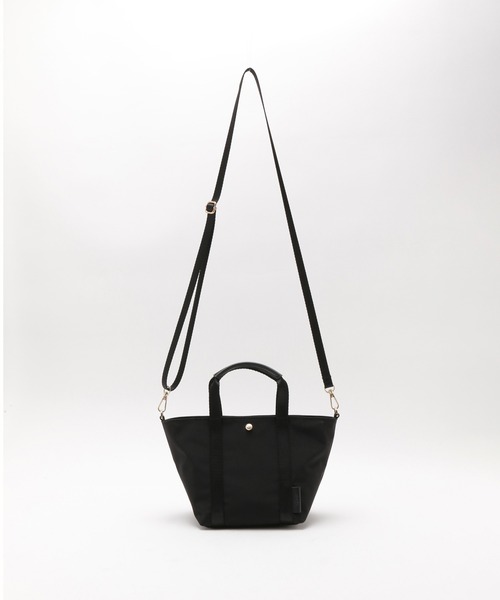 ROPE'（ロペ）の「【撥水】リサイクルコットンポリエステルウェザー ミニショルダーバッグ（トートバッグ・レディース・ブラック・FREE）」の9枚目の写真