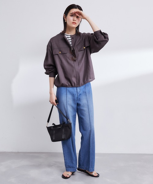 ROPE'（ロペ）の「【撥水】リサイクルコットンポリエステルウェザー ミニショルダーバッグ（トートバッグ・レディース・ブラック・FREE）」の14枚目の写真