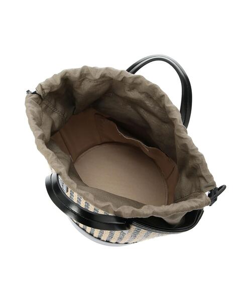 Te chichi（テチチ）の「ストライプ柄バッグ（ハンドバッグ・レディース・ホワイト/ブラック・ﾌﾘ-）」の11枚目の写真