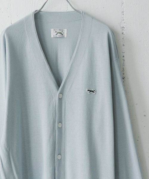 PENNEYS(ぺニーズ)の「『別注』PENNEYS×DOORS THEFOXライトニットカーディガン(カーディガン/ボレロ・メンズ・モカ/ネイビー/ライトブルー/グレー・MEDIUM/LARGE/X-LARGE)」の3枚目の写真