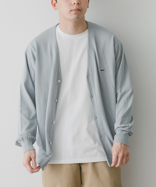 PENNEYS(ぺニーズ)の「『別注』PENNEYS×DOORS THEFOXライトニットカーディガン(カーディガン/ボレロ・メンズ・モカ/ネイビー/ライトブルー/グレー・MEDIUM/LARGE/X-LARGE)」の5枚目の写真