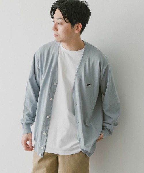 PENNEYS(ぺニーズ)の「『別注』PENNEYS×DOORS THEFOXライトニットカーディガン(カーディガン/ボレロ・メンズ・モカ/ネイビー/ライトブルー/グレー・MEDIUM/LARGE/X-LARGE)」の9枚目の写真