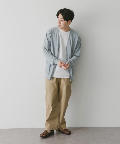 PENNEYS(ぺニーズ)の「『別注』PENNEYS×DOORS THEFOXライトニットカーディガン(カーディガン/ボレロ・メンズ・モカ/ネイビー/ライトブルー/グレー・MEDIUM/LARGE/X-LARGE)」の10枚目の写真