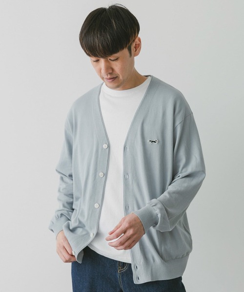 PENNEYS(ぺニーズ)の「『別注』PENNEYS×DOORS THEFOXライトニットカーディガン(カーディガン/ボレロ・メンズ・モカ/ネイビー/ライトブルー/グレー・MEDIUM/LARGE/X-LARGE)」の13枚目の写真