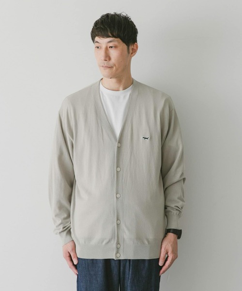 PENNEYS(ぺニーズ)の「『別注』PENNEYS×DOORS THEFOXライトニットカーディガン(カーディガン/ボレロ・メンズ・モカ/ネイビー/ライトブルー/グレー・MEDIUM/LARGE/X-LARGE)」の18枚目の写真