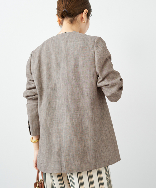 Plage nallow collar ジャケット セール】nallow collar ジャケット（その他アウター）｜Plage