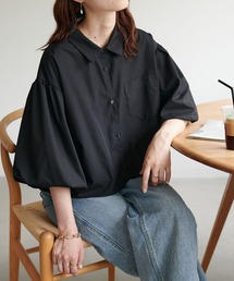 DISCOAT | 袖バルーンクロップドシャツ(シャツ/ブラウス)