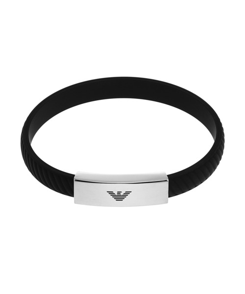 EMPORIO ARMANI（エンポリオアルマーニ）の「エンポリオ・アルマーニ アクセサリー メンズ ブレスレット シルバー EGS2996040（ブレスレット・メンズ・シルバー・FREE）」の10枚目の写真