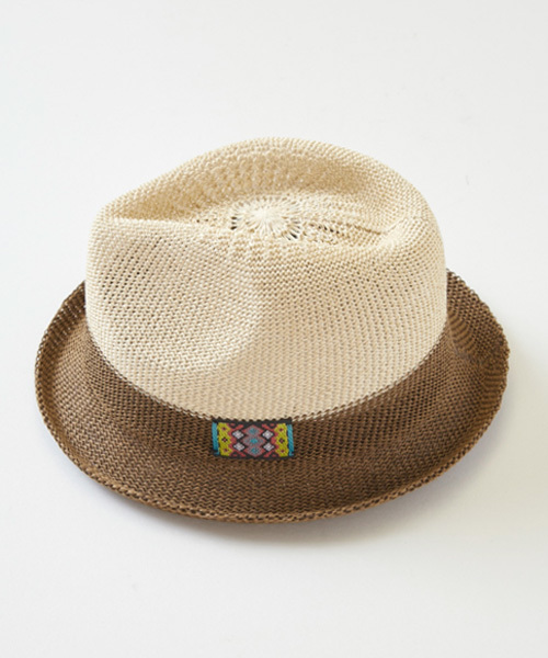 チャイハネ（チャイハネ）の「【チャイハネ】ツートーンハット（ハット・メンズ・グリーン/ブルー/ベージュ/ブラック・FREE）」の10枚目の写真