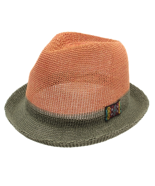 チャイハネ（チャイハネ）の「【チャイハネ】ツートーンハット（ハット・メンズ・グリーン/ブルー/ベージュ/ブラック・FREE）」の3枚目の写真