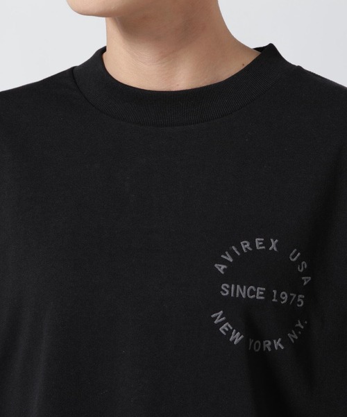AVIREX(アヴィレックス)の「《直営店限定》L/S VARSITY LOGO T-SHIRT/ バーシティロゴTシャツ(Tシャツ/カットソー・レディース・ホワイト系2/ダークグリーン系/ブラック・F)」の11枚目の写真