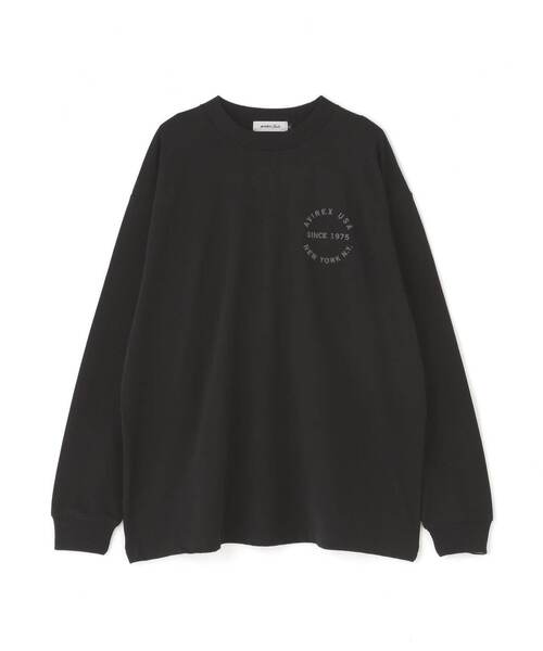 AVIREX(アヴィレックス)の「《直営店限定》L/S VARSITY LOGO T-SHIRT/ バーシティロゴTシャツ(Tシャツ/カットソー・レディース・ホワイト系2/ダークグリーン系/ブラック・F)」の15枚目の写真