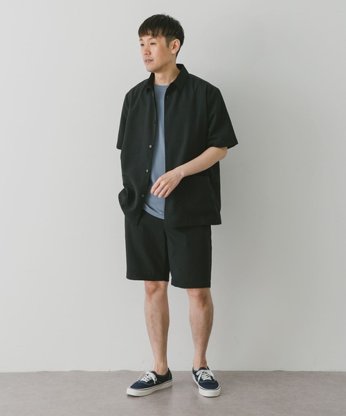 URBAN RESEARCH DOORS（アーバンリサーチドアーズ）の「『セットアップ対応』『UR TECH DRYLUXE』イージーケア レギュラーカラーシャツ（シャツ/ブラウス・メンズ・ネイビー/ベージュ/ブルー系その他・MEDIUM/LARGE）」の16枚目の写真