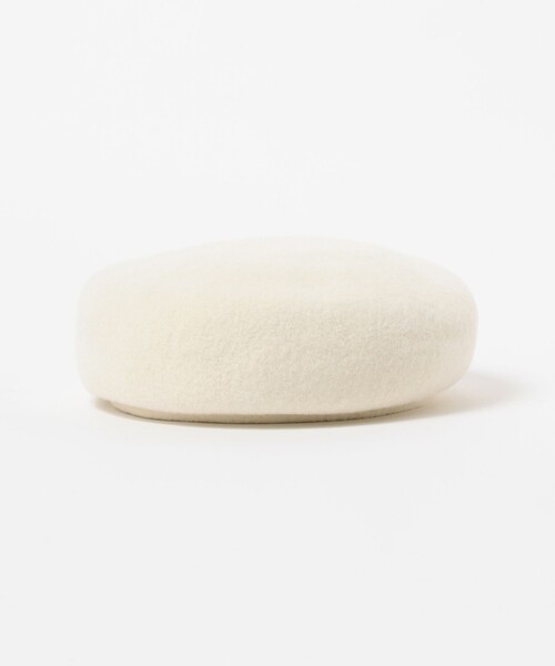 Ray BEAMS（レイビームス）の「Ray BEAMS / バスク ベレー帽（ハンチング/ベレー帽・レディース・オフホワイト/ブラック・ONE SIZE）」の6枚目の写真