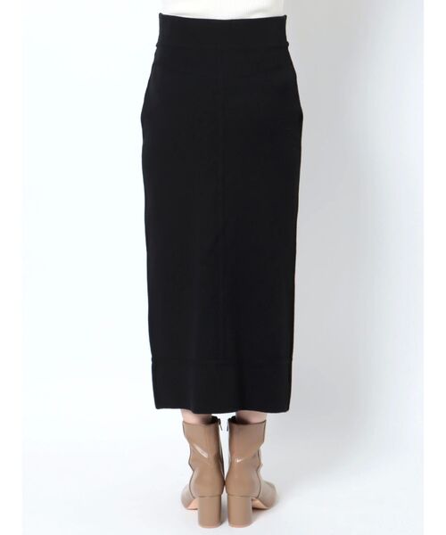 LAGUNAMOON（ラグナムーン）の「フロントボタンニットタイトスカート（スカート・レディース・モカ/ブラック・SMALL/MEDIUM）」の11枚目の写真
