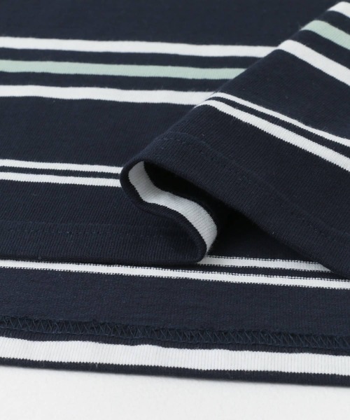 FORK&SPOON（フォークアンドスプーン）の「FORK&SPOON　ランダムボーダーTシャツ（Tシャツ/カットソー・レディース・ベージュ/ネイビー・1）」の22枚目の写真