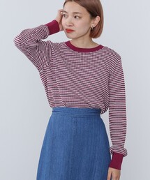 BEAMS HEART | BEAMS HEART / 変形編柄 クルーネックニット(ニット/セーター)