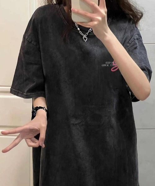 セール】英文字ロゴプリント半袖Tシャツ（Tシャツ/カットソー