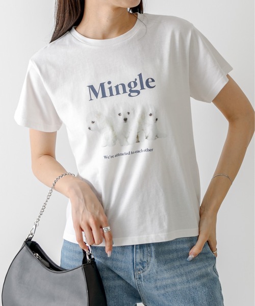 OLIVE des OLIVE(オリーブデオリーブ)の「アソートTシャツ 1031060450(Tシャツ/カットソー・レディース・ブラック/オフホワイト/ホワイト/ピンク・FREE)」の5枚目の写真
