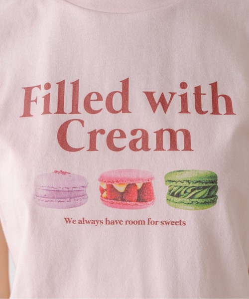 OLIVE des OLIVE(オリーブデオリーブ)の「アソートTシャツ 1031060450(Tシャツ/カットソー・レディース・ブラック/オフホワイト/ホワイト/ピンク・FREE)」の9枚目の写真
