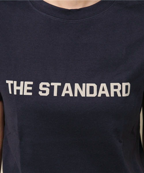 ELFORBR（エルフォーブル）の「スタンダードフロッキープリントロゴＴシャツ（Tシャツ/カットソー・レディース・ホワイト/ネイビー・MEDIUM）」の11枚目の写真