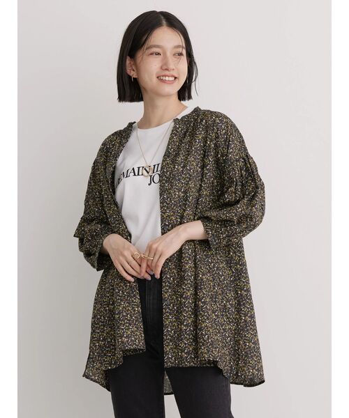 AMERICAN HOLIC（アメリカンホリック）の「ドビースキッパー袖ボリュームブラウス（シャツ/ブラウス・レディース・ブルー/ピンク/その他14/アイボリー/ブラック・L/M）」の21枚目の写真