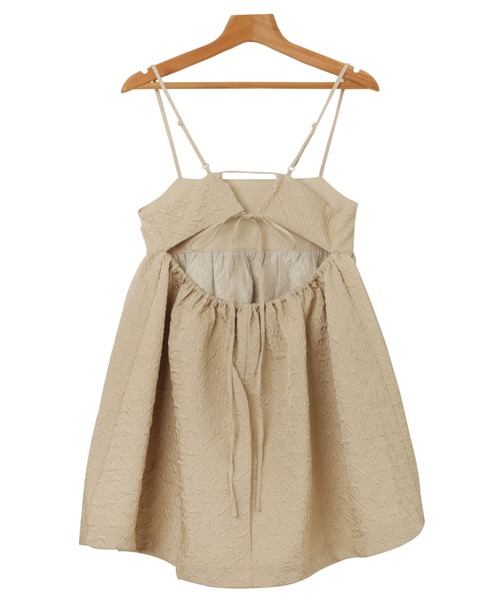 セール】ふくれジャガードペプラムキャミソール（キャミソール