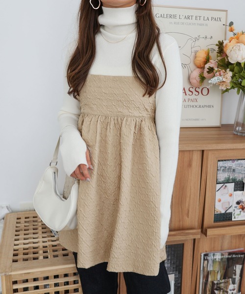 セール】ふくれジャガードペプラムキャミソール（キャミソール