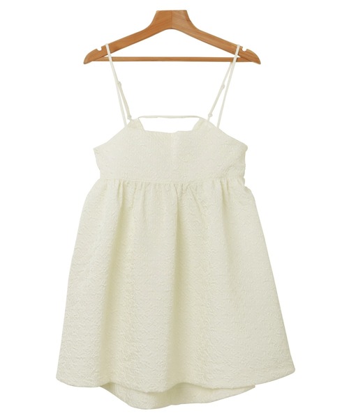 セール】ふくれジャガードペプラムキャミソール（キャミソール