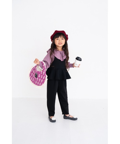 サロペット ペプラムフリル（サロペット/オーバーオール）｜nino（ニノ）