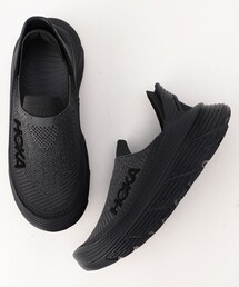 美品★HOKA ホカオネオネ★RESTORE TCスリッポン　黒 23 HOKA Restore TC スリッポンスニーカー | ブラック | FARFETCH JP