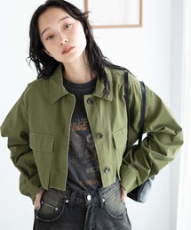 WEGO | WEGO/【23年秋冬新作】ミリタリーショートシャツ(シャツ/ブラウス)