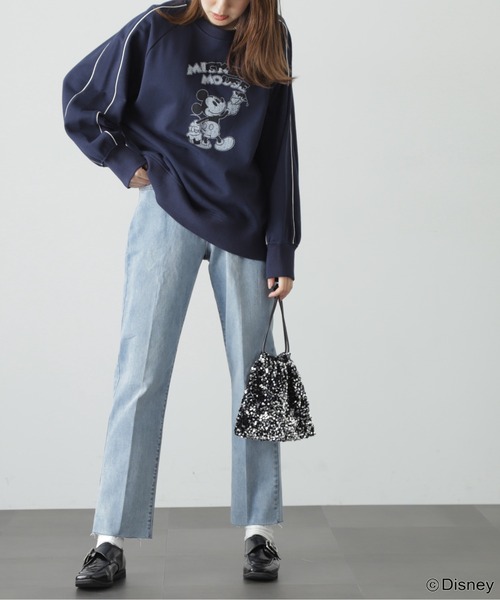 FREE'S MART（フリーズマート）の「◆[低身長サイズ/Sシリーズ]ストレートカットオフデニム（デニムパンツ・レディース・ブルー系その他/ライトインディゴブルー/ブラック系その他・SMALL/MEDIUM/X-SMALL）」の13枚目の写真