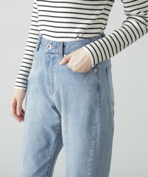 FREE'S MART（フリーズマート）の「◆[低身長サイズ/Sシリーズ]ストレートカットオフデニム（デニムパンツ・レディース・ブルー系その他/ライトインディゴブルー/ブラック系その他・SMALL/MEDIUM/X-SMALL）」の16枚目の写真