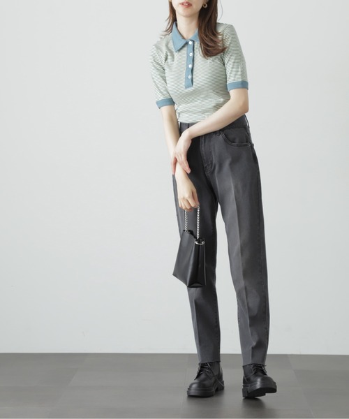 FREE'S MART（フリーズマート）の「◆[低身長サイズ/Sシリーズ]ストレートカットオフデニム（デニムパンツ・レディース・ブルー系その他/ライトインディゴブルー/ブラック系その他・SMALL/MEDIUM/X-SMALL）」の21枚目の写真