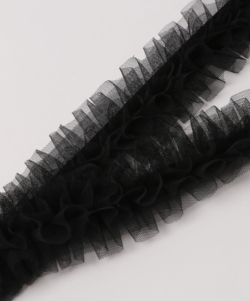 Me%(ミィパーセント)の「チュールモバイルストラップ 977893(スマホグッズ・レディース・ブラック/ベージュ/グレー・FREE)」の17枚目の写真