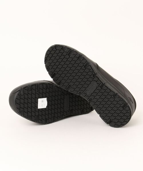 SKECHERS(スケッチャーズ)の「【SKECHERS】スケッチャーズ Work Relaxed Fit:Nampa - Groton SR(ワークリラックスドフィット:スケッチャーズ ナンパ - グロトンSR)77157 スリッポンシューズ(スニーカー・メンズ・ブラック・25.0cm/28.0cm/25.5cm/27.0cm/26.5cm/27.5cm/26.0cm)」の3枚目の写真