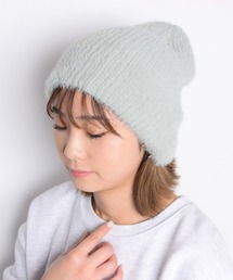 Flowering（フラワーリング）の「ミルキーカラー シャギーニット帽（ニットキャップ/ビーニー）」