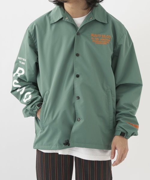 RUSTY（ラスティ）の「【RUSTY:ラスティー】コーチジャケット スノー
