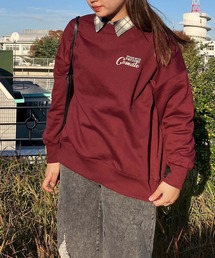 AS KNOW AS plus | ☆ジャンクフード 発泡プリント ビッグプルオーバー(スウェット)