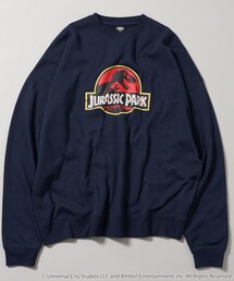 FREAK'S STORE | 限定展開 JURASSIC PARK/ジュラシック・パーク 別注 ビッグシルエット フロントプリント クルーネックスウェット(スウェット)
