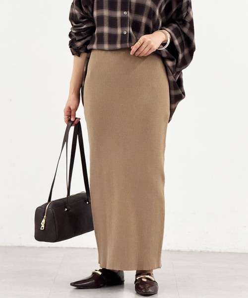 2サイズ展開/リブタイトスカート（スカート）｜RIVE DROITE