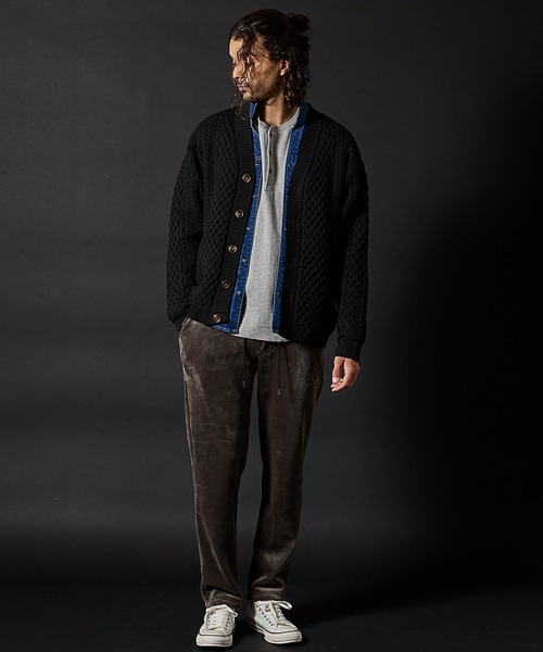 RATTLE TRAP(ラトルトラップ)の「【セットアップ対応】コーデュロイフリースボンディングパンツ(その他パンツ・メンズ・カーキ/ブラック・M/LL/S/L)」の14枚目の写真