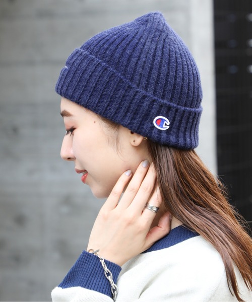 Champion(チャンピオン)の「【Champion】199-905B (492-106A) リブワッチ(ニットキャップ/ビーニー・メンズ・グレー/ネイビー・FREE)」の7枚目の写真