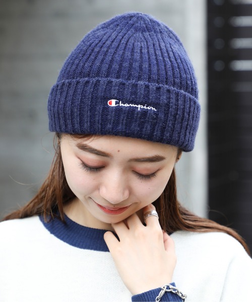 Champion(チャンピオン)の「【Champion】199-905B (492-106A) リブワッチ(ニットキャップ/ビーニー・メンズ・グレー/ネイビー・FREE)」の8枚目の写真